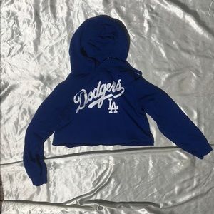 crop dodgers hoodie